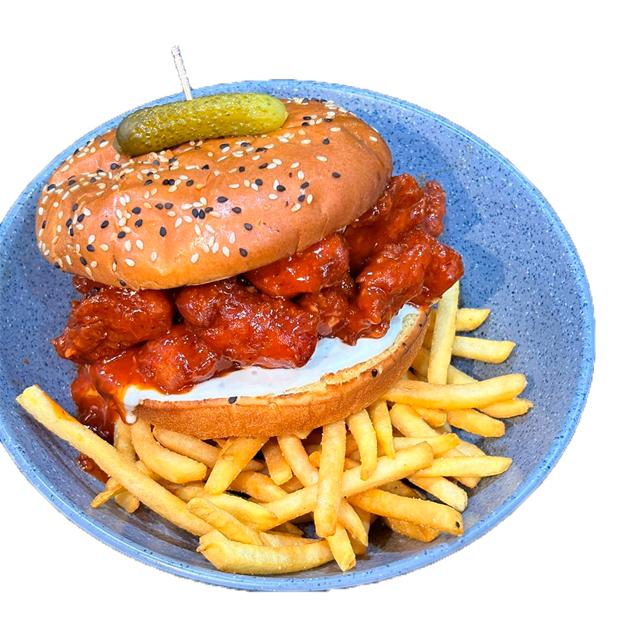 Monchiburguer de pollo